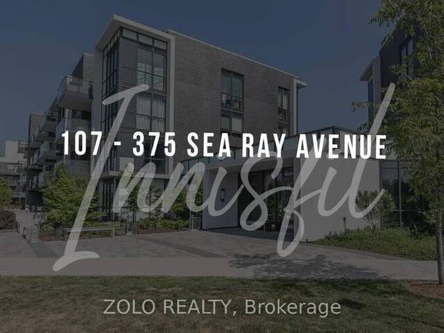 107 - 375 SEA RAY AVE AVENUE Innisfil Ontario, L9S 0N9 - 1 Bedroom Condo For Sale