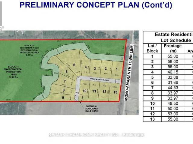 L31 C1 MONO AMARANTH TOWN LINE Shelburne Ontario, L0N 1S5 - Vacant Land For Sale