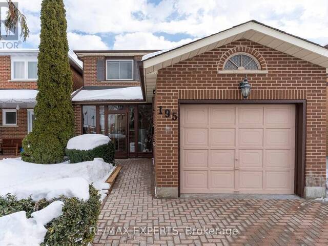 195 ABERDEEN AVENUE Vaughan Ontario, L4L 1C3 - 3 Bedrooms Home For Sale