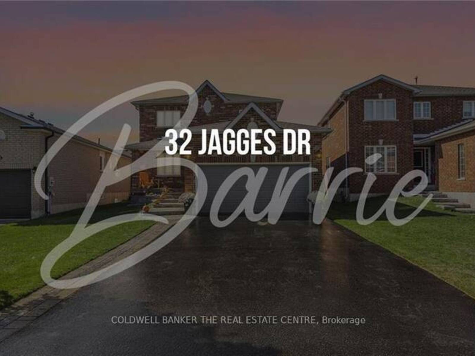 32 JAGGES DRIVE, Barrie, Ontario L4N 0W9