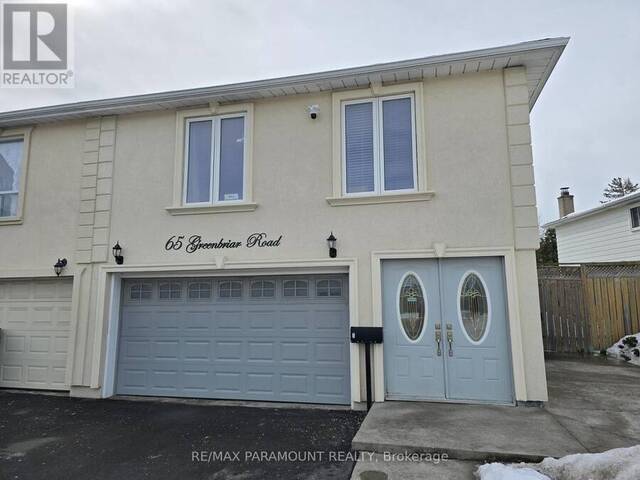 65 GREENBRIAR ROAD Brampton Ontario, L6S 2A4 - 4 Bedrooms Home For Sale