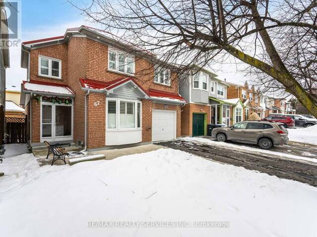 67 STONELEDGE CIRCLE Brampton Ontario, L6R 1G8 - 4 Bedrooms Home For Sale