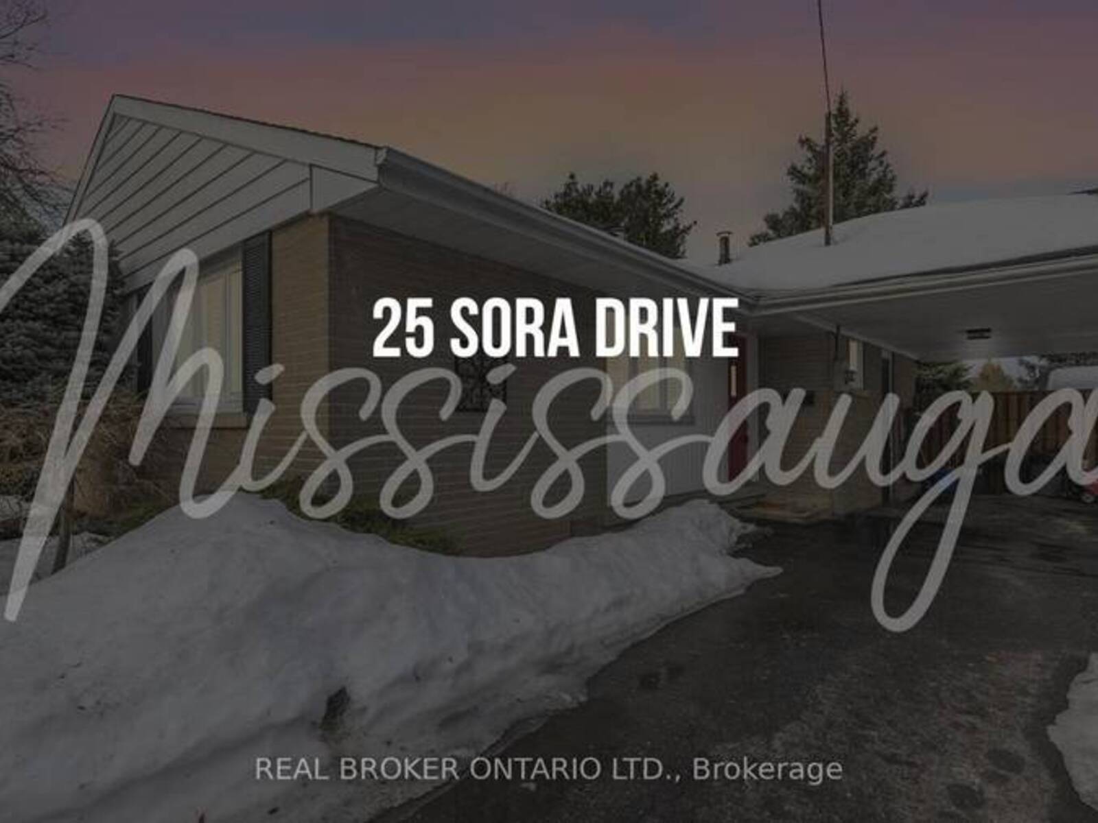 25 SORA DRIVE, Mississauga, Ontario L5M 1B3