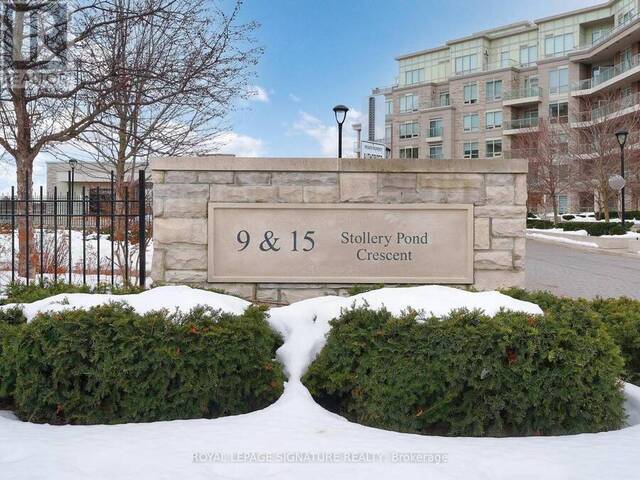 305 - 9 STOLLERY POND CRESCENT Markham Ontario, L6C 0Y1 - 2 Bedrooms Condo For Sale