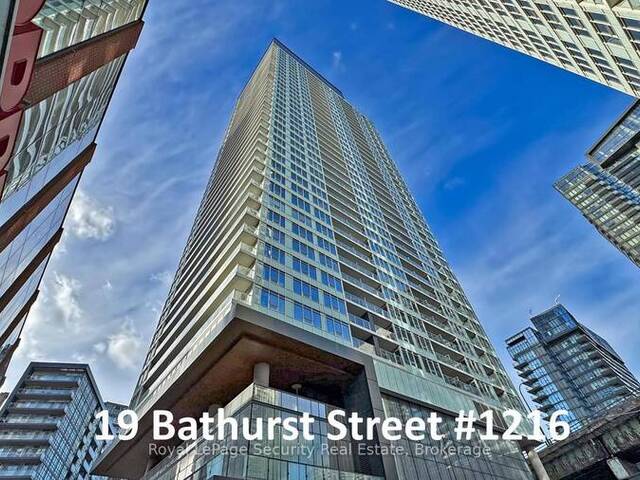 1216 - 19 BATHURST STREET Toronto Ontario, M5V 0N2 - 1 Bedroom Condo For Sale