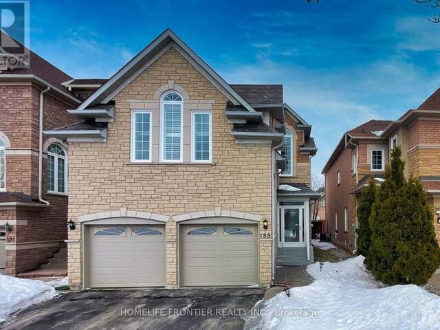 189 FRANK ENDEAN ROAD Richmond Hill Ontario, L4S 1S4 - 4 Bedrooms Home For Sale