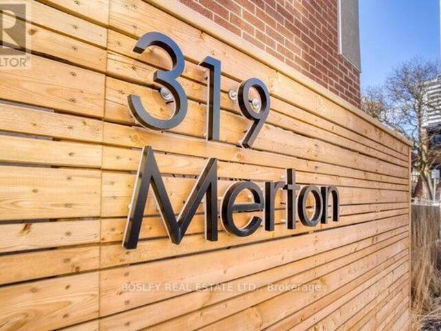 #406 - 319 MERTON STREET Toronto Ontario, M4S 1A5 - 2 Bedrooms Condo For Sale