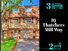 16 THATCHERS MILL WAY Markham Ontario, L3P 3T3