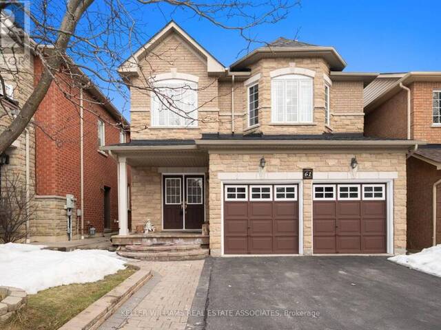 61 OBLATE CRESCENT Brampton Ontario, L6Y 0L4 - 5 Bedrooms Home For Sale