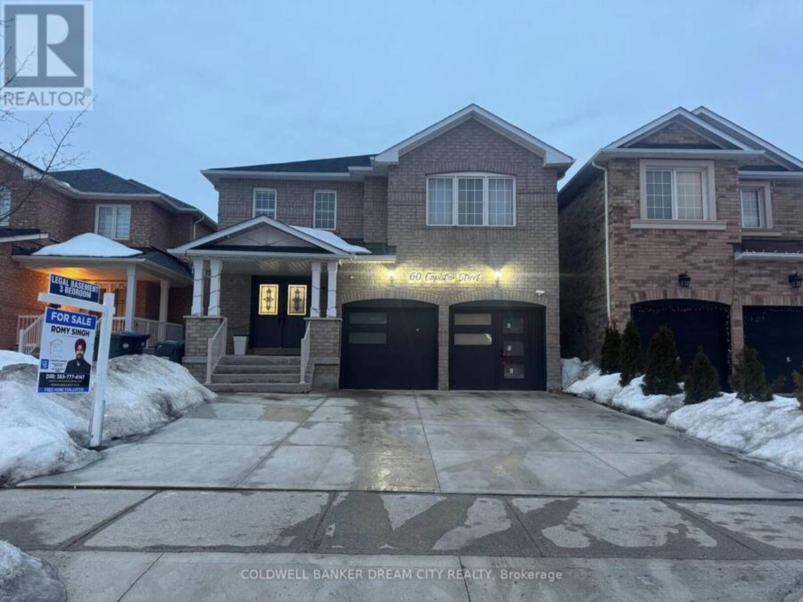 60 CAPISTRO STREET, Brampton, Ontario L7A 3H4