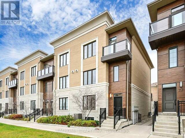 79 VILLAGE PARKWAY Markham Ontario, L3R 4Z7 - 4 Bedrooms Condo For Sale