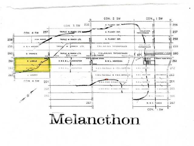 LOT 261&262 SIDE ROAD 260 Melancthon Ontario, L9V 2M9 - Vacant Land For Sale