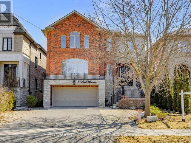 25 OAK AVENUE Richmond Hill Ontario, L4C 6R5 - 5 Bedrooms Home For Sale