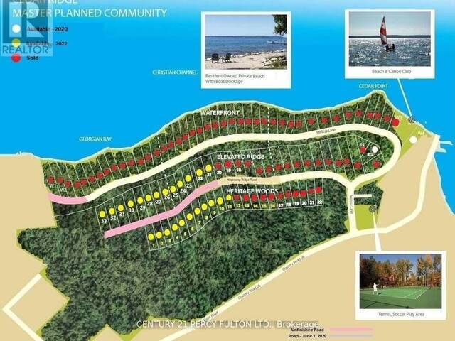122 NIPPISSING RIDGE ROAD Tiny Ontario, L9M 0H6 - Vacant Land For Sale