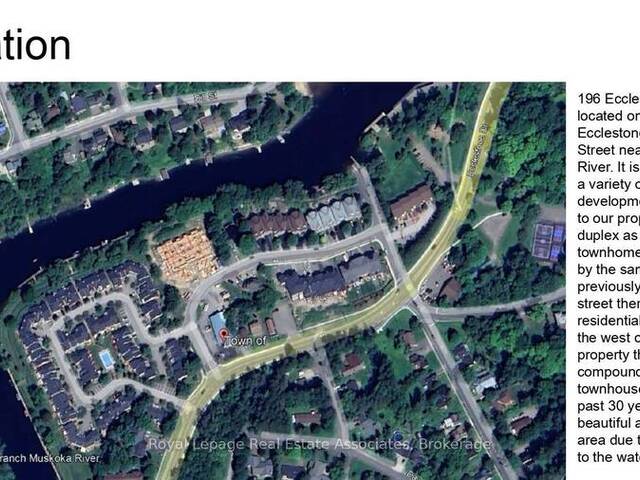 PART 1&2&3 - 196 ECCLESTONE DRIVE Bracebridge Ontario, P1L 1G4 - Vacant Land For Sale