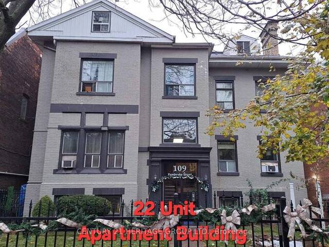 109 PEMBROKE STREET Toronto Ontario, M5A 2N9 - Multi-family Home For Sale