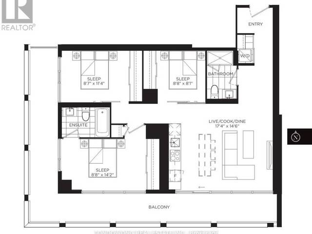 1510 - 20 EDWARD STREET Toronto Ontario, M5J 0A7 - 3 Bedrooms Condo For Sale