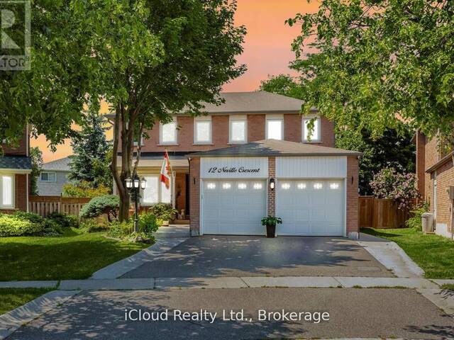 12 NEVILLE CRESCENT Brampton Ontario, L6S 5L1 - 5 Bedrooms Home For Sale
