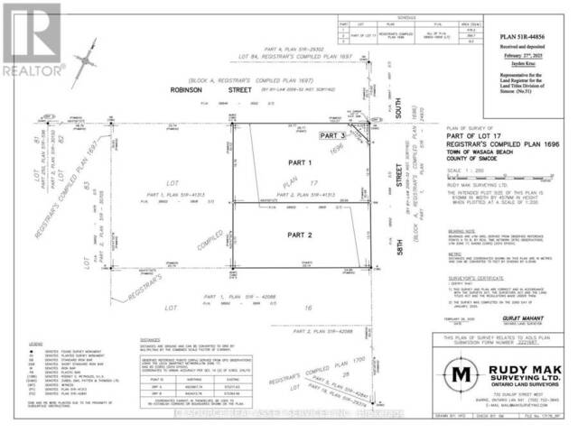 128 58TH STREET S Wasaga Beach Ontario, L9Z 2Z1 - Vacant Land For Sale