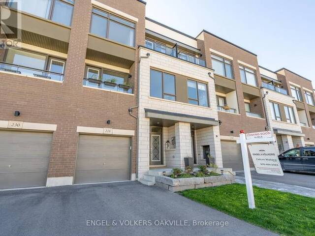 228 WHEAT BOOM DRIVE Oakville Ontario, L6H 0P4 - 3 Bedrooms Home For Sale