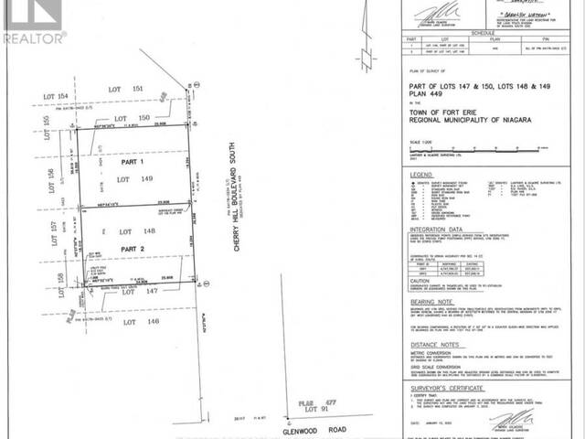 LOT 1 - 313 CHERRYHILL BOULEVARD S Fort Erie Ontario, L0S 1B0 - Vacant Land For Sale