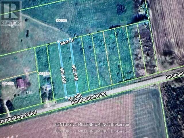 225701A SOUTHGATE 22 ROAD Dundalk Ontario, N0C 1B0 - Vacant Land For Sale