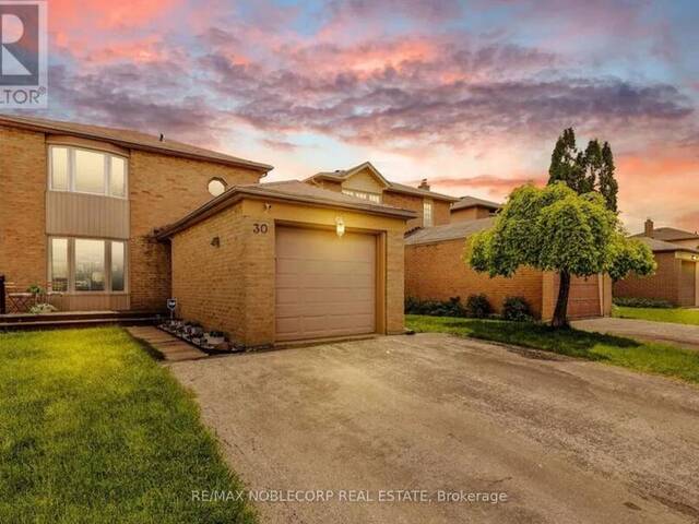 30 MAYBERRY COURT Brampton Ontario, L6S 5B2 - 3 Bedrooms Home For Sale