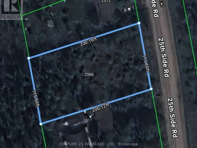 2558 25TH SIDE ROAD Innisfil Ontario, L9S 2K1 - Vacant Land For Sale