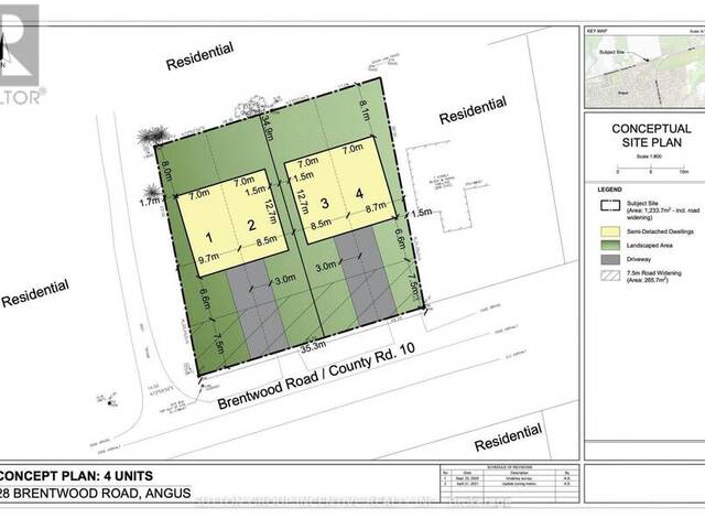 28 BRENTWOOD ROAD Angus Ontario, L0M 1B2 - Vacant Land For Sale