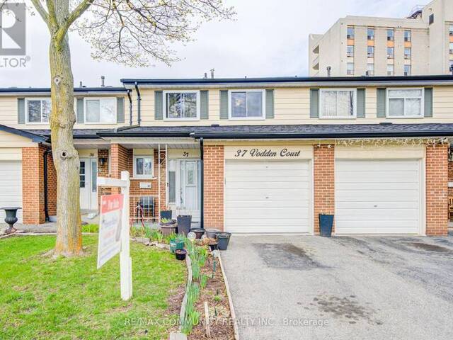 37 VODDEN COURT Brampton Ontario, L6V 2V7 - 4 Bedrooms Condo For Sale