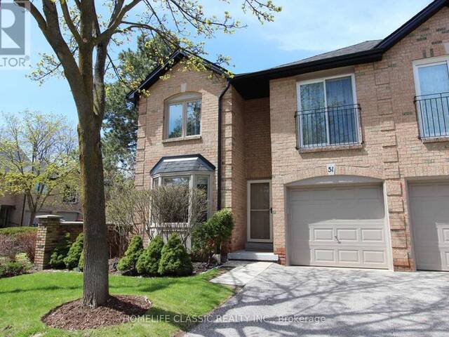51 - 4635 REGENTS TERRACE Mississauga Ontario, L5R 1W8 - 4 Bedrooms Condo For Sale