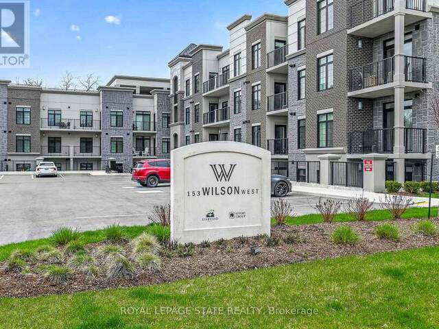 310 - 153 WILSON STREET W Ancaster Ontario, L9G 1N4 - 1 Bedroom Condo For Sale