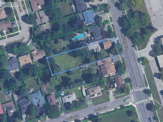 2640 MIDLAND AVENUE Toronto Ontario, M1S 1R7 - Vacant Land For Sale