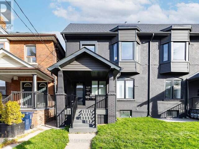 449 LANSDOWNE AVENUE Toronto Ontario, M6H 3Y2 - Multi-family Home For Sale