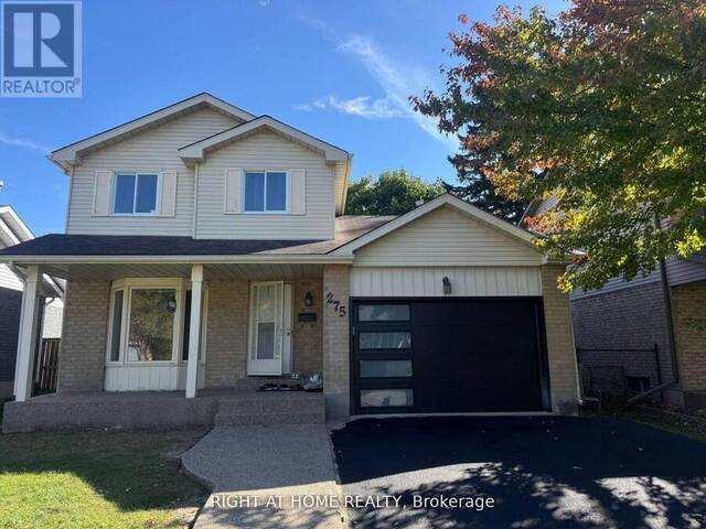 275 TAGGE CRESCENT Kitchener Ontario, N2K 3R7 - 3 Bedrooms Home For Sale