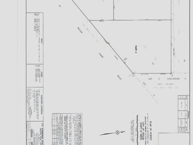 1366 WILSON POINT ROAD Orillia Ontario, L3V 0G7 - Vacant Land For Sale