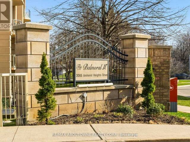 209 - 2085 AMHERST HEIGHTS Burlington Ontario, L7P 5C2 - 2 Bedrooms Condo For Sale