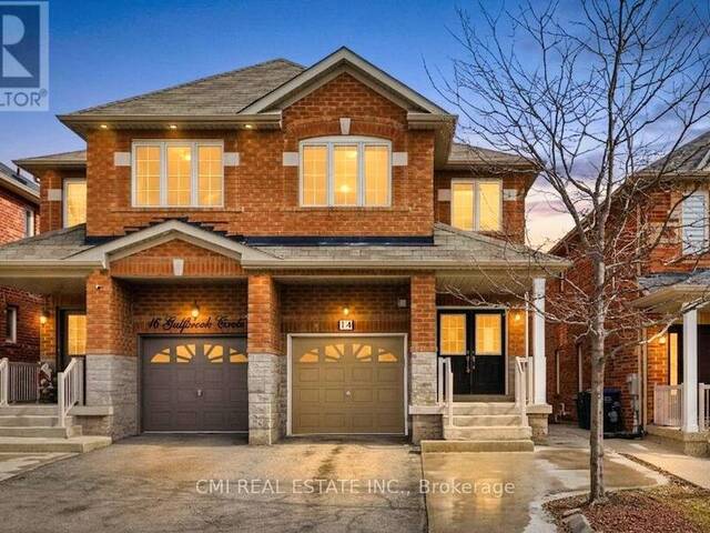 14 GULFBROOK CIRCLE Brampton Ontario, L6Z 0B6 - 5 Bedrooms Home For Sale
