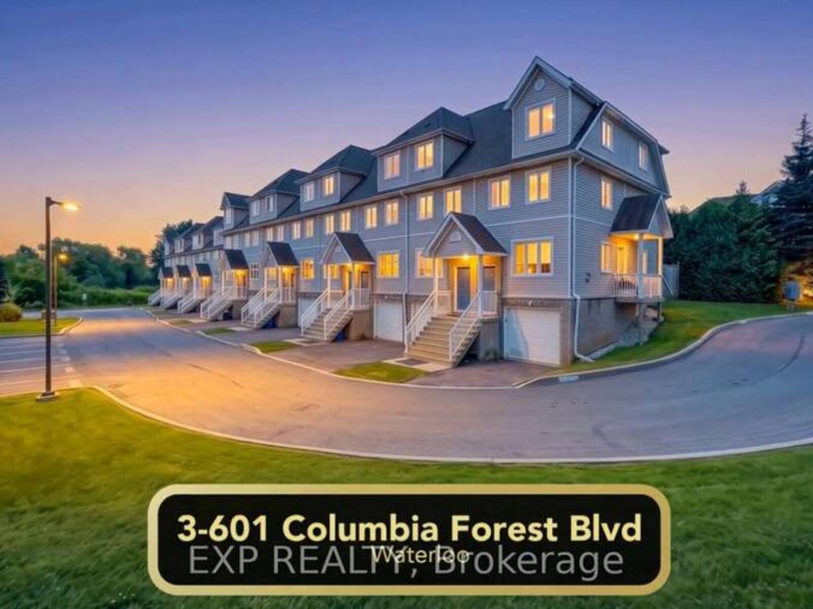 3 - 601 COLUMBIA FOREST BOULEVARD, Waterloo, Ontario N2V 2K7