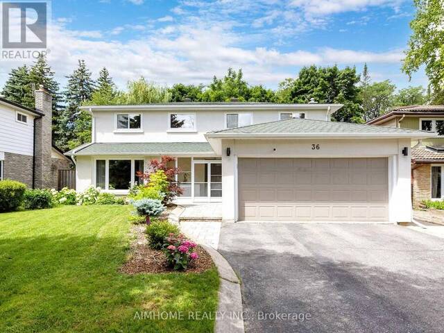 36 LIEBECK CRESCENT Markham Ontario, L3R 1Y5 - 6 Bedrooms Home For Sale