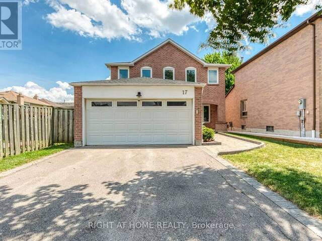 17 NICKEL CRESCENT Brampton Ontario, L6S 4W3 - 4 Bedrooms Home For Sale