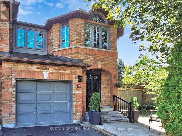 63 MISTLEFLOWER COURT Richmond Hill Ontario, L4E 3T9 - 3 Bedrooms Home For Sale