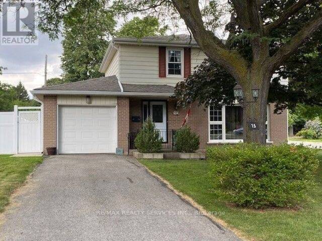 15 BRAEMAR DRIVE Brampton Ontario, L6T 2L5 - 4 Bedrooms Home For Sale