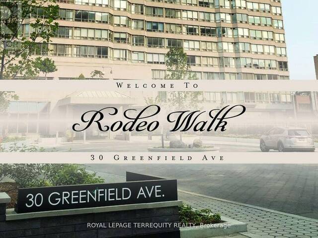 1009 - 30 GREENFIELD AVENUE Toronto Ontario, M2N 6N3 - 2 Bedrooms Condo For Sale