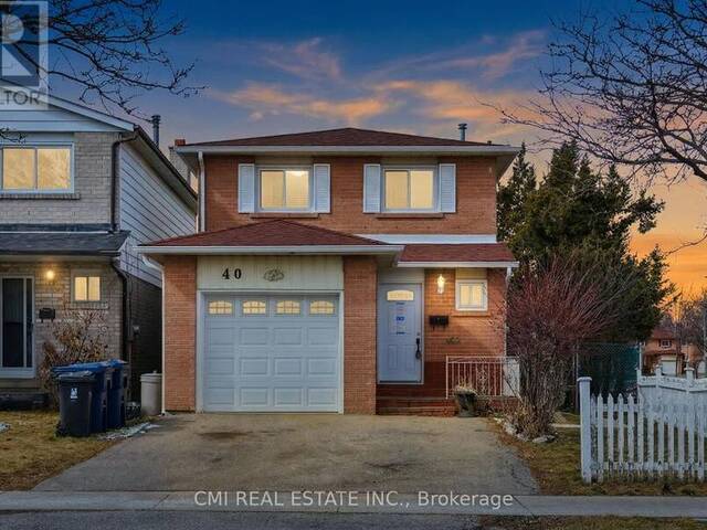 40 GLEN HOLLOW AVENUE Toronto Ontario, M9W 6C6 - 5 Bedrooms Home For Sale