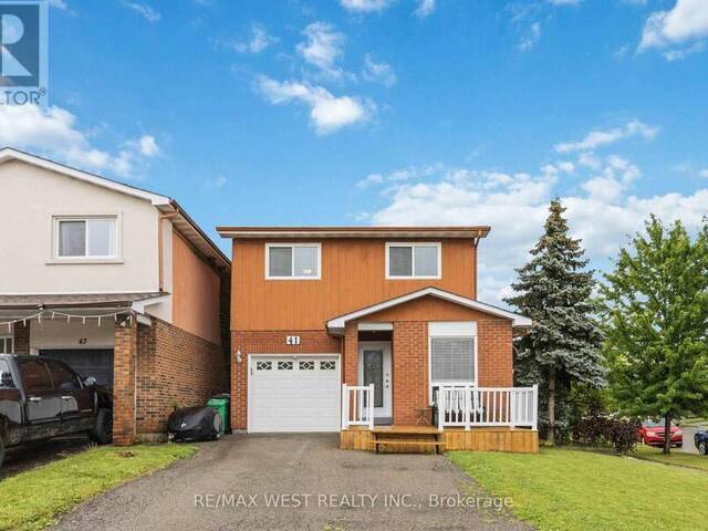 41 WINTERFOLD DR DRIVE Brampton Ontario, L6V 3S8 - 3 Bedrooms Home For Sale