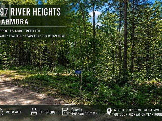 297 RIVER HEIGHTS Marmora Ontario, K0K 2M0 - Vacant Land For Sale