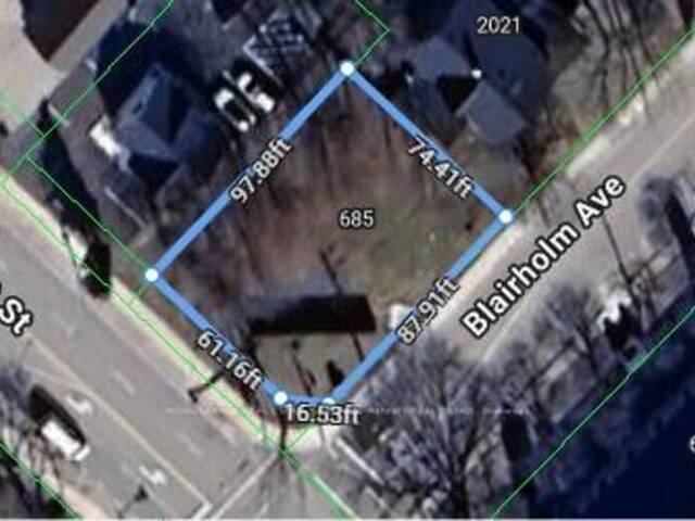 685 BRANT STREET Burlington Ontario, L7R 2H4 - Vacant Land For Sale