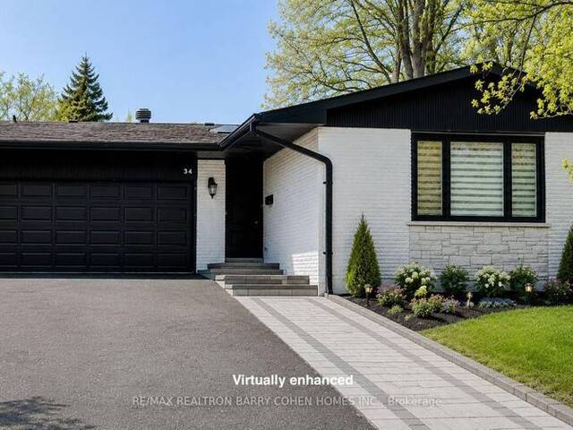 34 ELLIOTWOOD COURT Toronto Ontario, M2L 2P9 - 4 Bedrooms Home For Sale