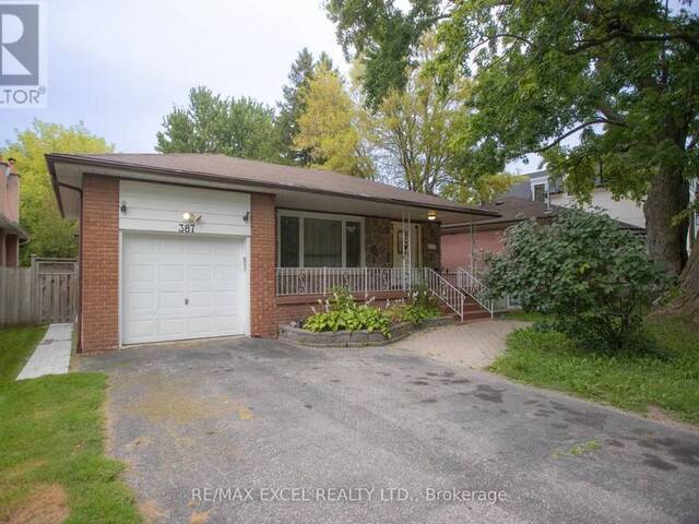 387 CROSBY AVENUE Richmond Hill Ontario, L4C 2R8 - 4 Bedrooms Home For Sale